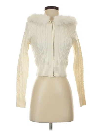 Pre-owned Unbranded Cardigan Sweater In Ivory