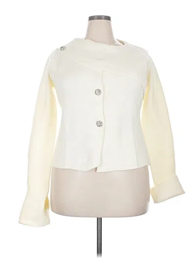 Pre-owned Unbranded Cardigan Sweater In Ivory