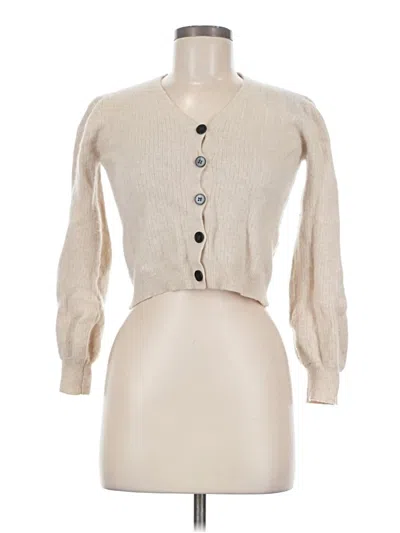 Pre-owned Unbranded Cardigan Sweater In Ivory