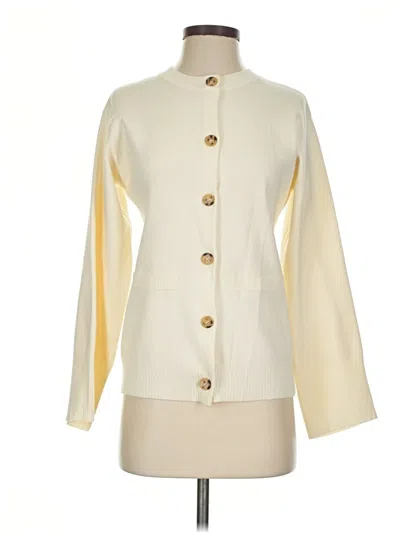 Pre-owned Unbranded Cardigan Sweater In Ivory