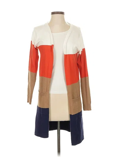 Pre-owned Unbranded Cardigan Sweater In Orange