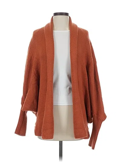 Pre-owned Unbranded Cardigan Sweater In Orange
