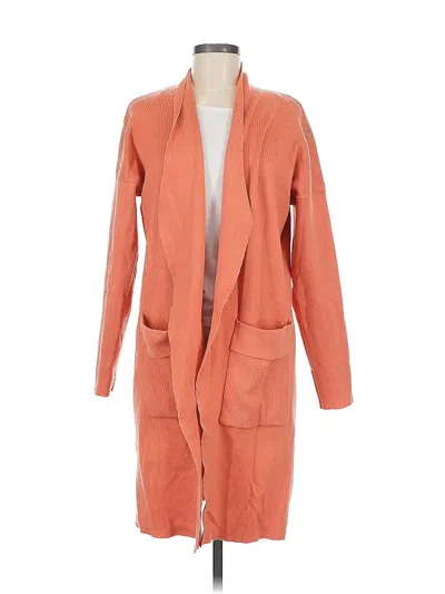 Pre-owned Unbranded Cardigan Sweater In Orange