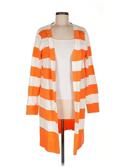 Pre-owned Unbranded Cardigan Sweater In Orange