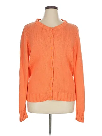 Pre-owned Unbranded Cardigan Sweater In Orange