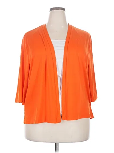 Pre-owned Unbranded Cardigan Sweater In Orange