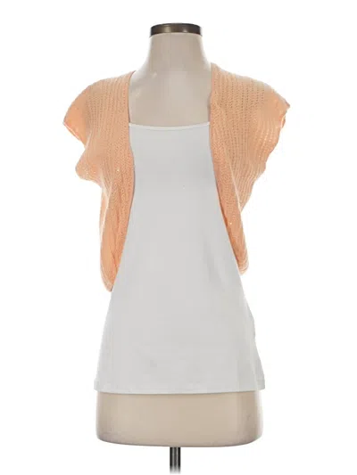 Pre-owned Unbranded Cardigan Sweater In Orange