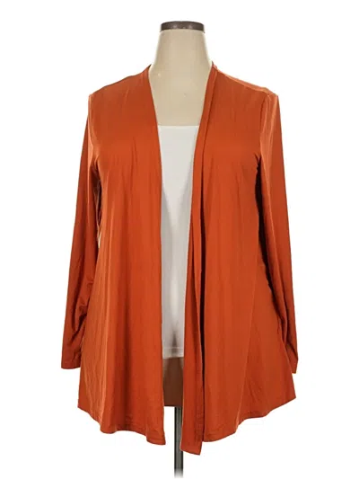 Pre-owned Unbranded Cardigan Sweater In Orange