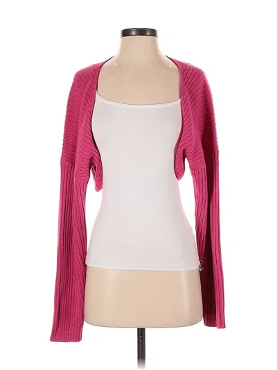 Pre-owned Unbranded Cardigan Sweater In Pink