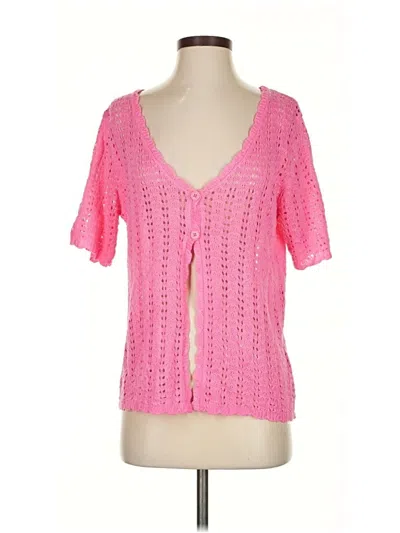 Pre-owned Unbranded Cardigan Sweater In Pink