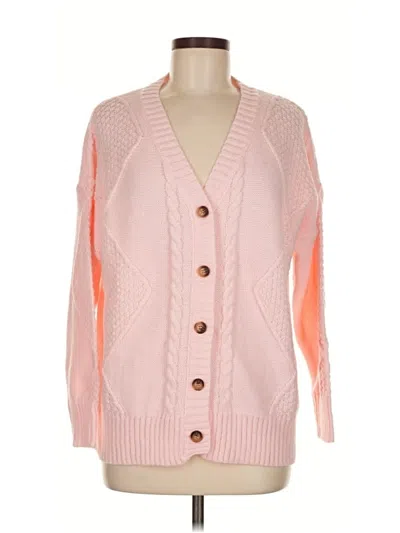 Pre-owned Unbranded Cardigan Sweater In Pink