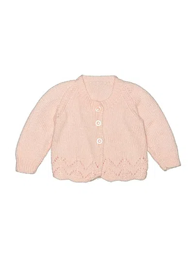Pre-owned Unbranded Kids' Cardigan Sweater In Pink