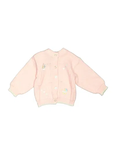 Pre-owned Unbranded Babies' Cardigan Sweater In Pink