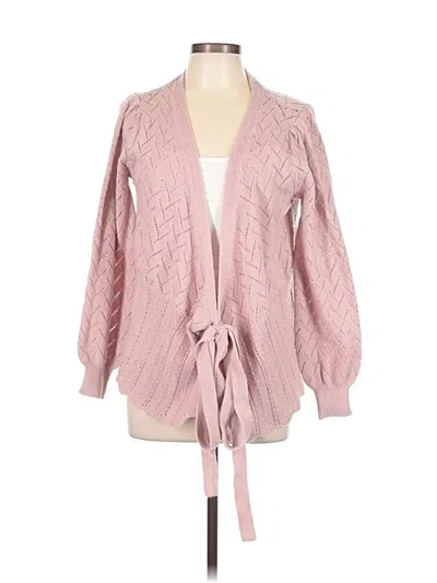 Pre-owned Unbranded Cardigan Sweater In Pink