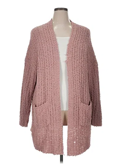 Pre-owned Unbranded Cardigan Sweater In Pink