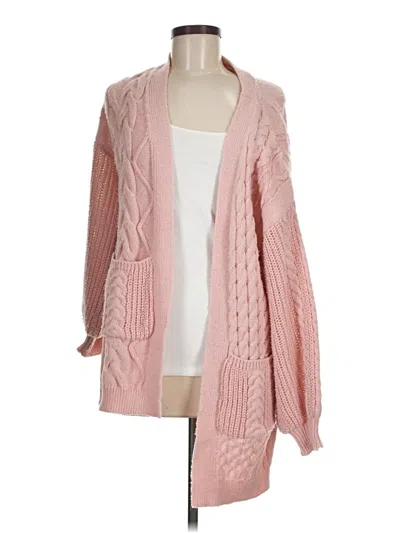 Pre-owned Unbranded Cardigan Sweater In Pink