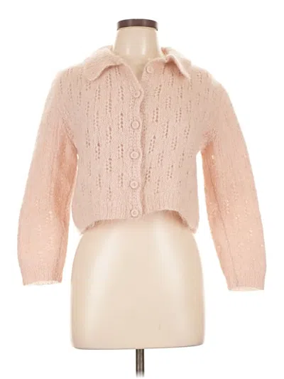 Pre-owned Unbranded Cardigan Sweater In Pink