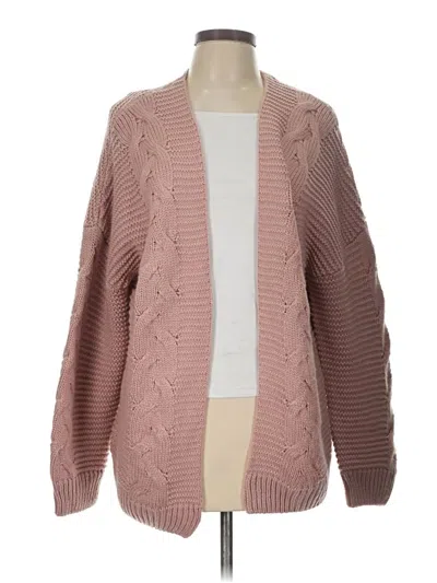 Pre-owned Unbranded Cardigan Sweater In Pink