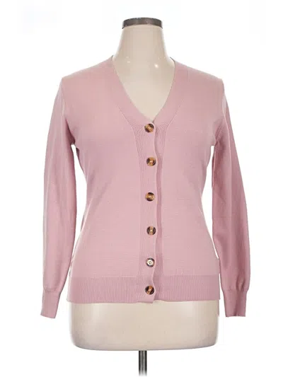 Pre-owned Unbranded Cardigan Sweater In Pink