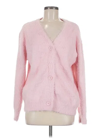 Pre-owned Unbranded Cardigan Sweater In Pink