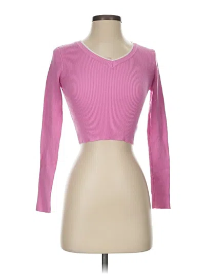 Pre-owned Unbranded Cardigan Sweater In Pink