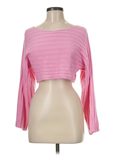 Pre-owned Unbranded Cardigan Sweater In Pink
