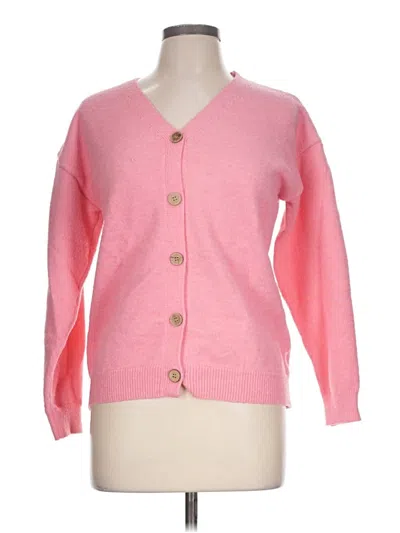 Pre-owned Unbranded Cardigan Sweater In Pink