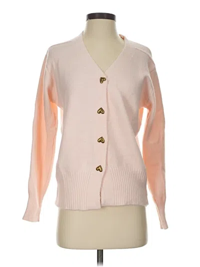 Pre-owned Unbranded Cardigan Sweater In Pink
