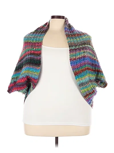 Pre-owned Unbranded Cardigan Sweater In Purple