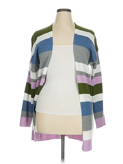 Pre-owned Unbranded Cardigan Sweater In Purple