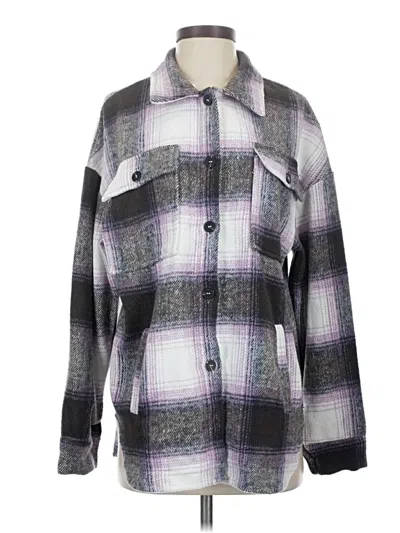 Pre-owned Unbranded Cardigan Sweater In Purple