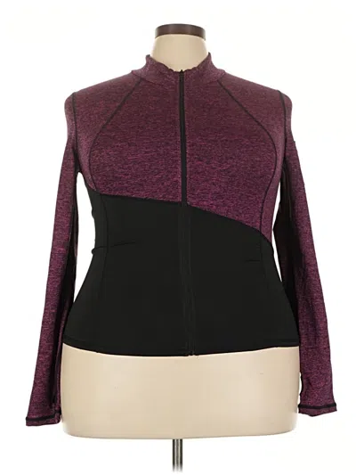 Pre-owned Unbranded Cardigan Sweater In Purple