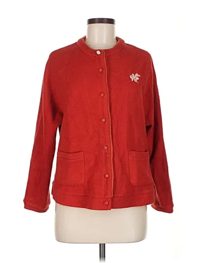 Pre-owned Unbranded Cardigan Sweater In Red