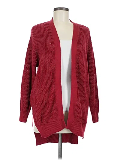 Pre-owned Unbranded Cardigan Sweater In Red
