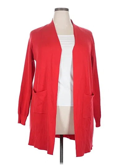 Pre-owned Unbranded Cardigan Sweater In Red