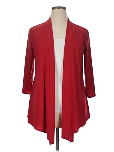 Pre-owned Unbranded Cardigan Sweater In Red