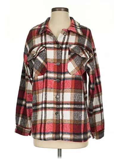 Pre-owned Unbranded Cardigan Sweater In Red