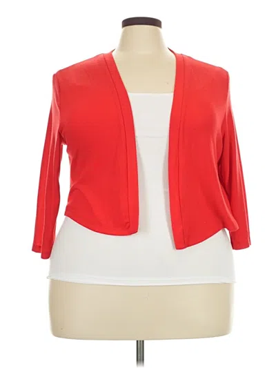 Pre-owned Unbranded Cardigan Sweater In Red