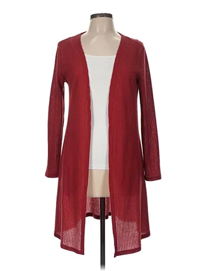 Pre-owned Unbranded Cardigan Sweater In Red