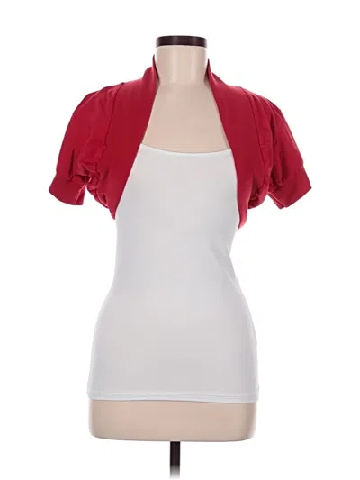 Pre-owned Unbranded Cardigan Sweater In Red