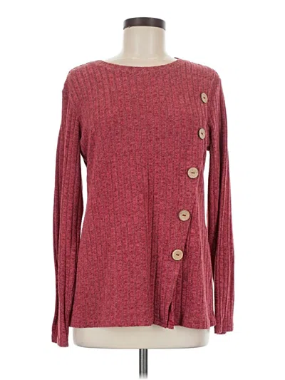 Pre-owned Unbranded Cardigan Sweater In Red