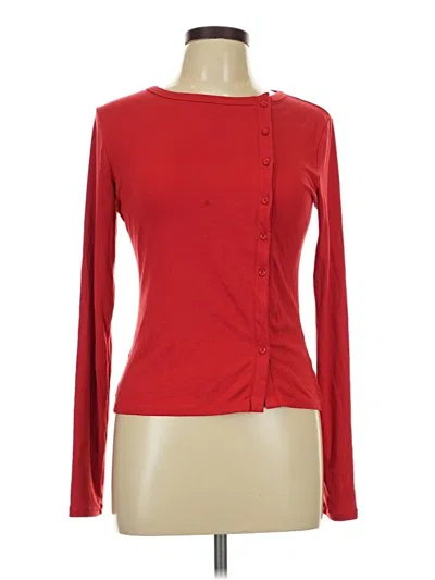 Pre-owned Unbranded Cardigan Sweater In Red