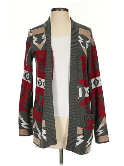 Pre-owned Unbranded Cardigan Sweater In Red
