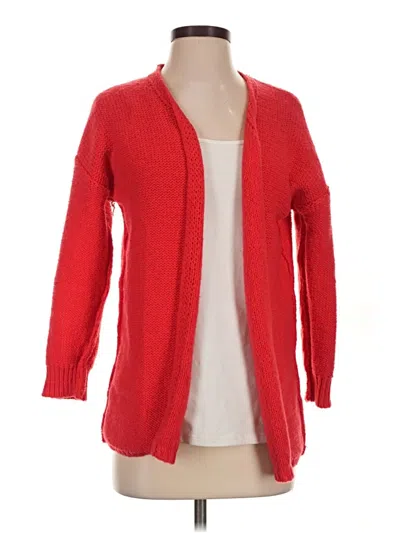 Pre-owned Unbranded Cardigan Sweater In Red