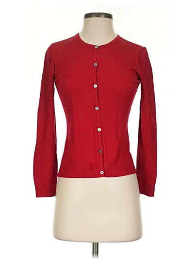 Pre-owned Unbranded Cardigan Sweater In Red