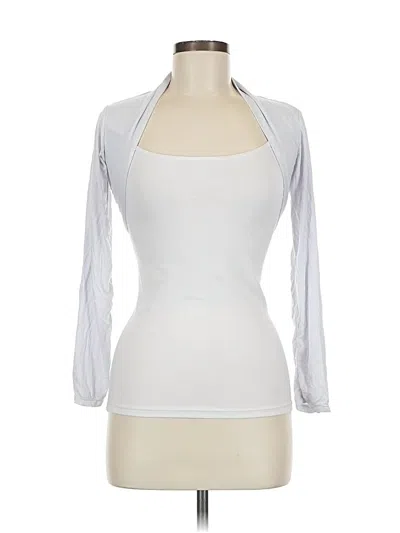 Pre-owned Unbranded Cardigan Sweater In Silver