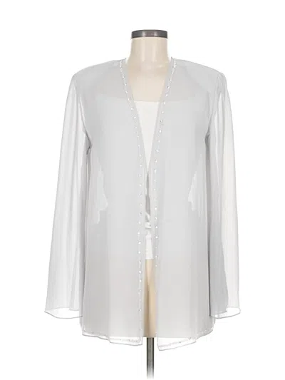 Pre-owned Unbranded Cardigan Sweater In Silver