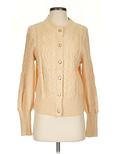 Pre-owned Unbranded Cardigan Sweater In Tan