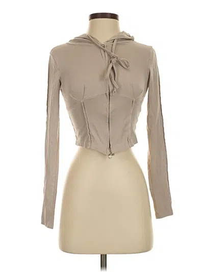 Pre-owned Unbranded Cardigan Sweater In Tan