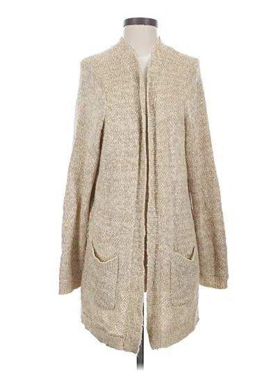 Pre-owned Unbranded Cardigan Sweater In Tan